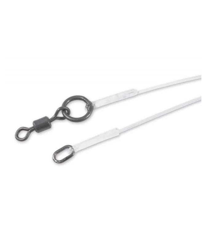 Carp´R´Us Návazec 360° Stiff Link Oval Ring & 360° Swivel 16,5cm, 50lb, 2ks