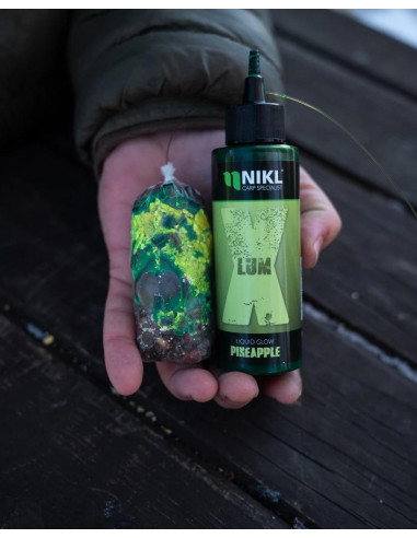 Nikl LUM-X YELLOW Liquid Glow Devill Krill 115ml