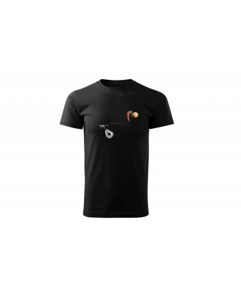 Carp´R´Us Tričko Mouthsnagger černé (150g)