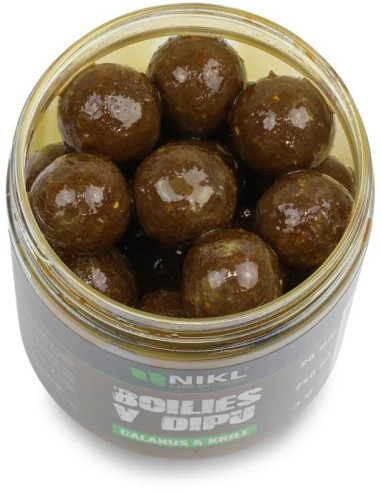 Nikl Boilies v dipu Calanus & Krill 250ml