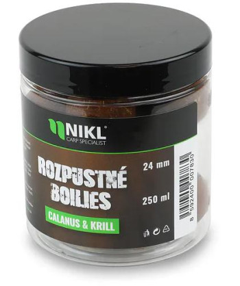 Nikl Rozpustné boilies Calanus & Krill 250ml