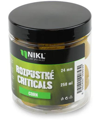 Nikl Rozpustné Criticals boilie Corn 250ml