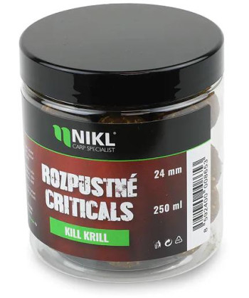 Nikl Rozpustné Criticals boilie Kill Krill 250ml