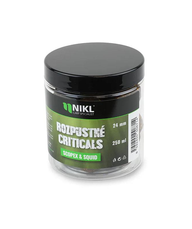 Nikl Rozpustné Criticals boilie Scopex & Squid 250ml