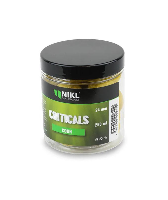 Nikl Criticals boilie Corn 250ml