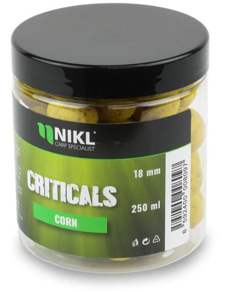 Nikl Criticals boilie Corn 250ml