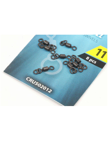 Carp´R´Us Obratlíky s kroužkem Swivel Ring 11, 8ks