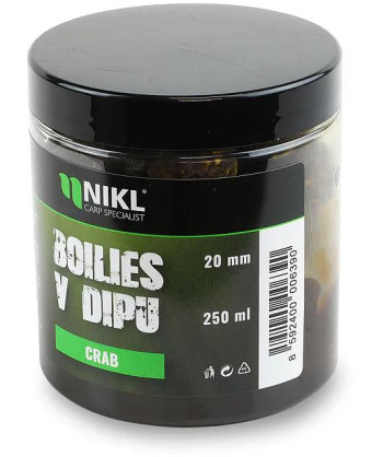 Nikl Boilies v dipu Crab 250ml