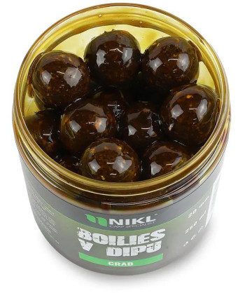 Nikl Boilies v dipu Crab 250ml