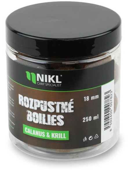 Nikl Rozpustné boilies Calanus & Krill 250ml