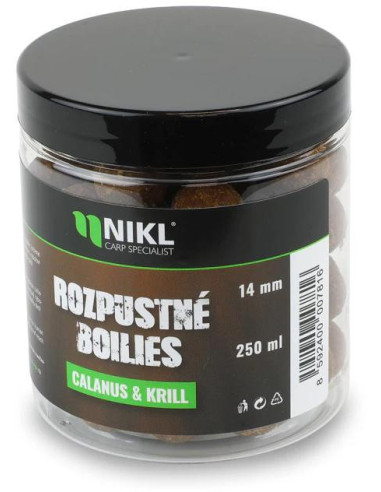 Nikl Rozpustné boilies Calanus & Krill 250ml