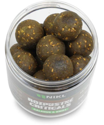 Nikl Rozpustné Criticals boilie Calanus & Krill 250ml