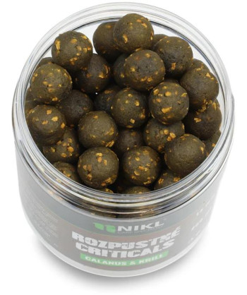 Nikl Rozpustné Criticals boilie Calanus & Krill 250ml