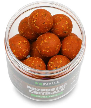 Nikl Rozpustné Criticals boilie Devill Krill 250ml