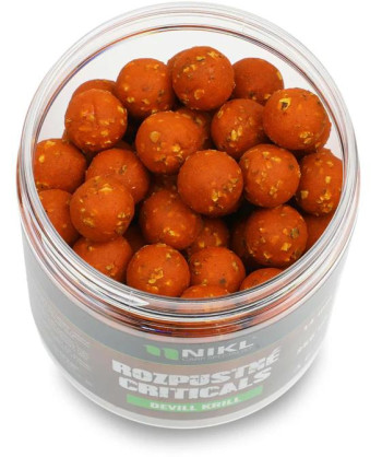 Nikl Rozpustné Criticals boilie Devill Krill 250ml