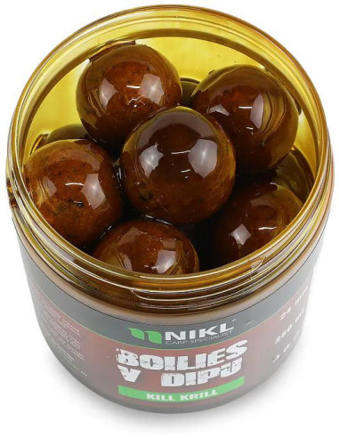 Nikl Boilies v dipu Kill Krill 250ml