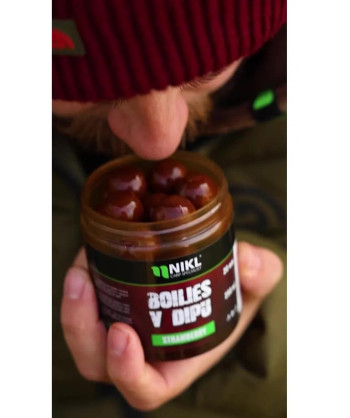 Nikl Boilies v dipu Strawberry 250ml