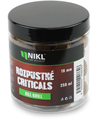 Nikl Rozpustné Criticals boilie Kill Krill 250ml