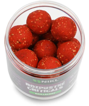 Nikl Rozpustné Criticals boilie Krill Berry 250ml