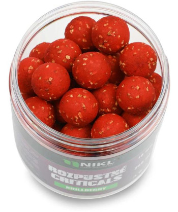 Nikl Rozpustné Criticals boilie Krill Berry 250ml