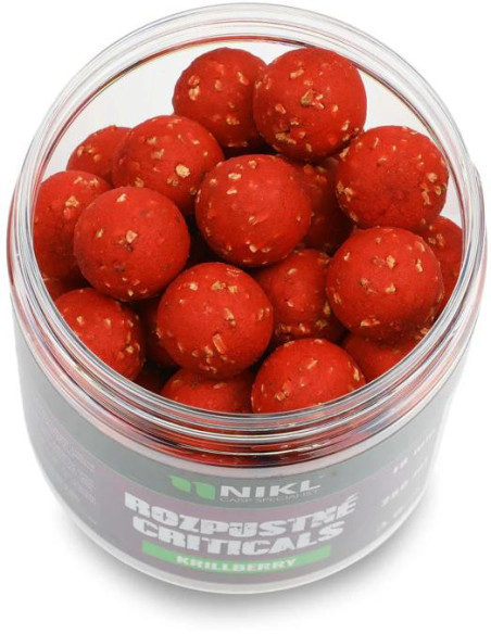 Nikl Rozpustné Criticals boilie Krill Berry 250ml