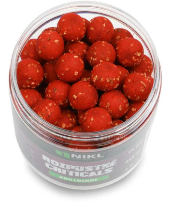 Nikl Rozpustné Criticals boilie Krill Berry 250ml