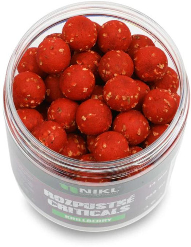 Nikl Rozpustné Criticals boilie Krill Berry 250ml