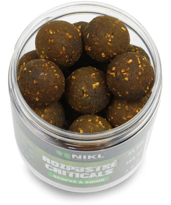 Nikl Rozpustné Criticals boilie Scopex & Squid 250ml