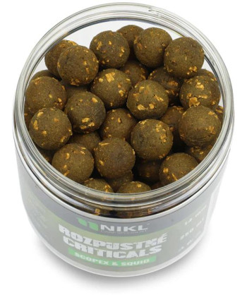 Nikl Rozpustné Criticals boilie Scopex & Squid 250ml