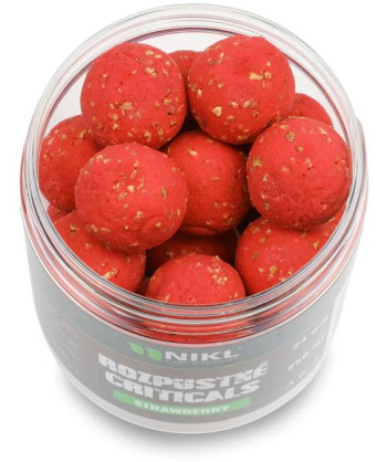 Nikl Rozpustné Criticals boilie Strawberry 250ml