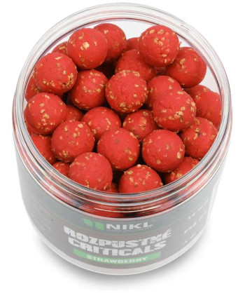 Nikl Rozpustné Criticals boilie Strawberry 250ml