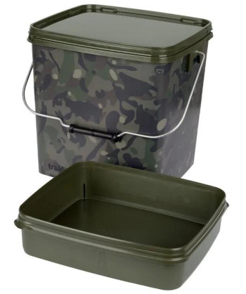 Trakker Kbelík Camo Square Container 13l