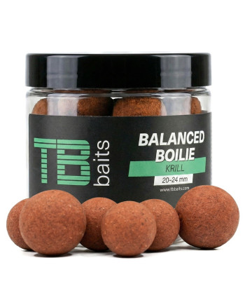 TB Baits Vyvážené Boilie Balanced + Atraktor Krill 100 g 20-24 mm
