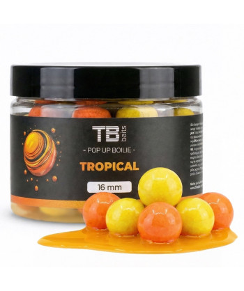 TB Baits Plovoucí Boilie Pop-Up Tropical + NHDC 50 g 12 mm