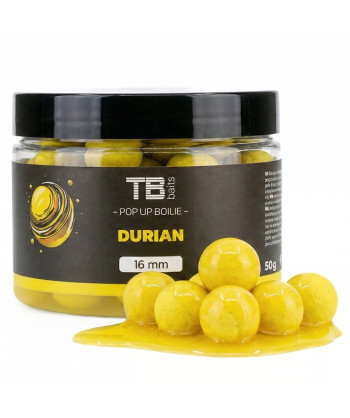 TB Baits Plovoucí Boilie Pop-Up Durian + NHDC 50 g 16 mm