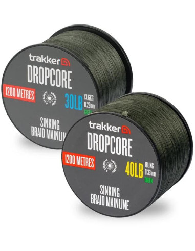 Trakker Kmenová šňůra Dropcore Braid Green 1200m