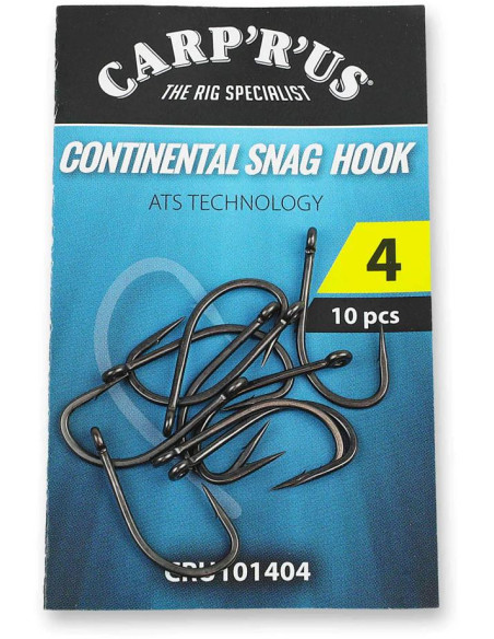 Carp´R´Us Háčky Continental Snag Hook ATS 10ks