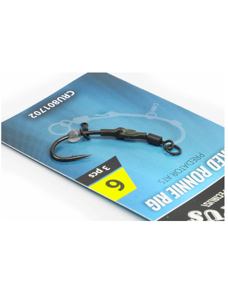 Carp´R´Us Návazec Ready Naked Ronnie rig - Predator 3ks