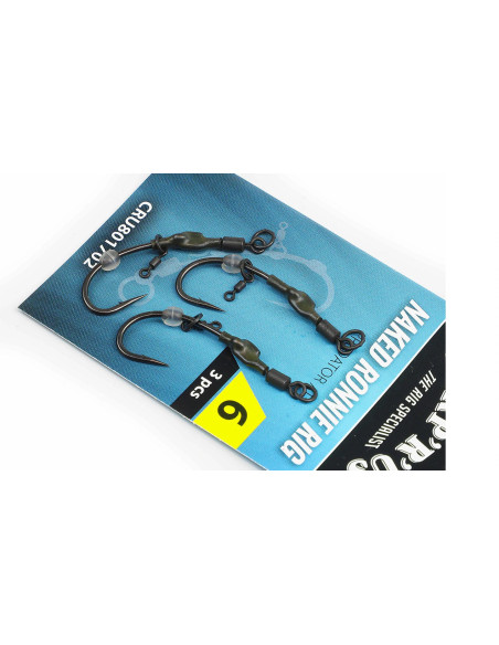 Carp´R´Us Návazec Ready Naked Ronnie rig - Predator 3ks