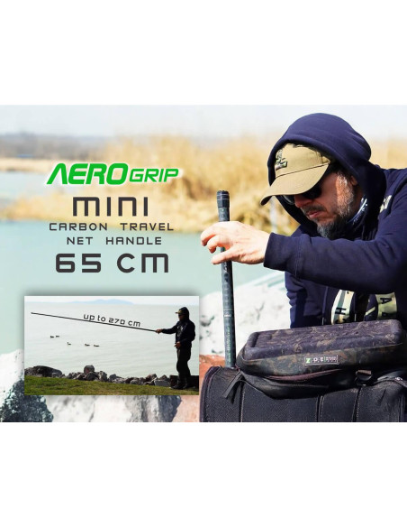 ZFISH Podběráková tyč Aero Grip Travel Landing Net Handle 2.70m
