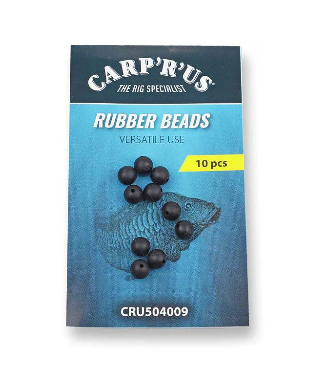 Carp´R´Us Gumové korálky Rubber Beads 6mm, 10ks