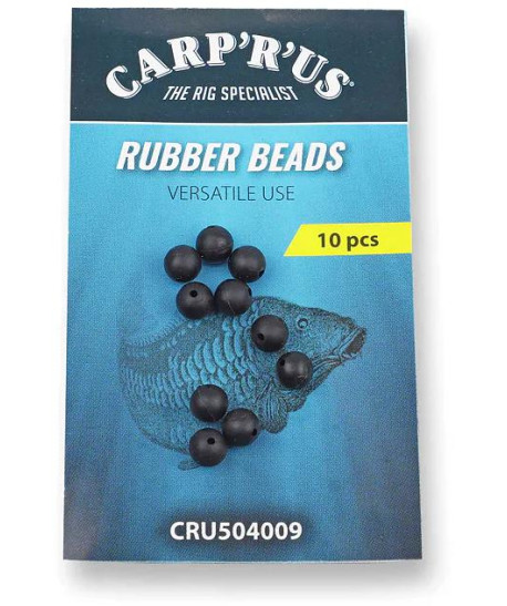 Carp´R´Us Gumové korálky Rubber Beads 6mm, 10ks