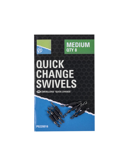 Preston Diamond Eye Match Swivels - Size 10