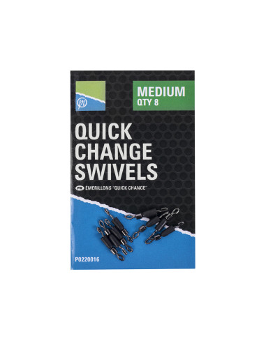 Preston Diamond Eye Match Swivels - Size 10