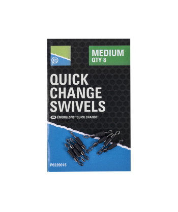 Preston Diamond Eye Match Swivels - Size 12