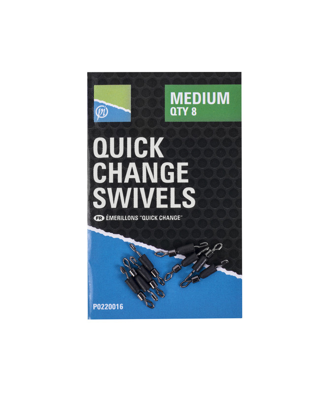 Preston Diamond Eye Match Swivels - Size 12