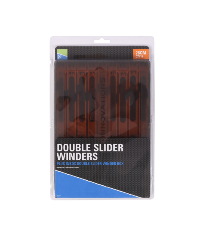 Preston Double Slider Winders 26cm Orange