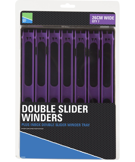 Preston Double Slider Winders - 18cm Red