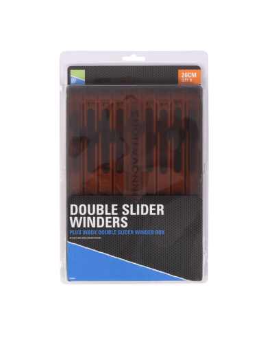 Preston Double Slider Winders - 18cm Red