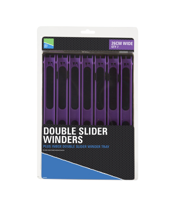 Preston Double Slider Winders - 18cm Red